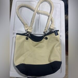 Small 31 canvas purse with rope handles